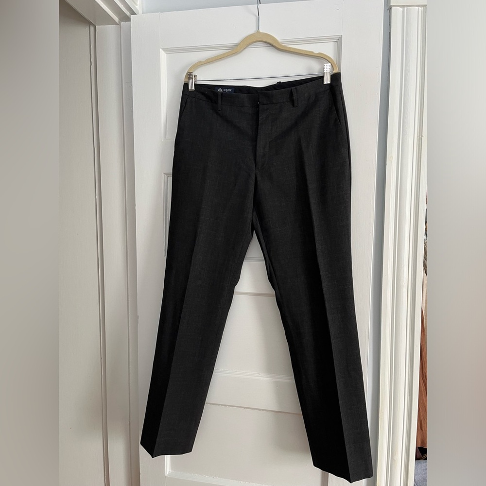 J. Crew Men’s Dark Gray Dress Pants - Size 33W, 32L